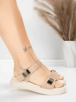 Sandale Dama cu Talpa Joasa 1028 Piersica | Advancer » MeiMei.Ro