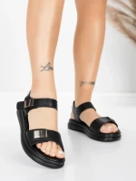 Sandale Dama cu Talpa Joasa 1028 Negru | Advancer » MeiMei.Ro