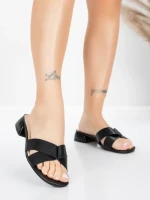 Sandale Dama cu Toc Gros 103 Negru | Advancer » MeiMei.Ro