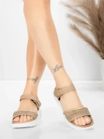 Sandale Dama cu Platforma 5GS68 Piersica | Mei » MeiMei.Ro