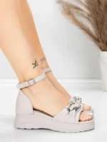 Sandale Dama cu Platforma 5H75 Roz | Mei » MeiMei.Ro