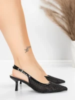 Pantofi Stiletto 5LE29 Negru | Mei » MeiMei.Ro