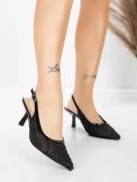 Pantofi Stiletto 5LE29 Negru | Mei » MeiMei.Ro