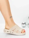 Papuci Dama cu Talpa Joasa 5GS30 BEIGE | MEI