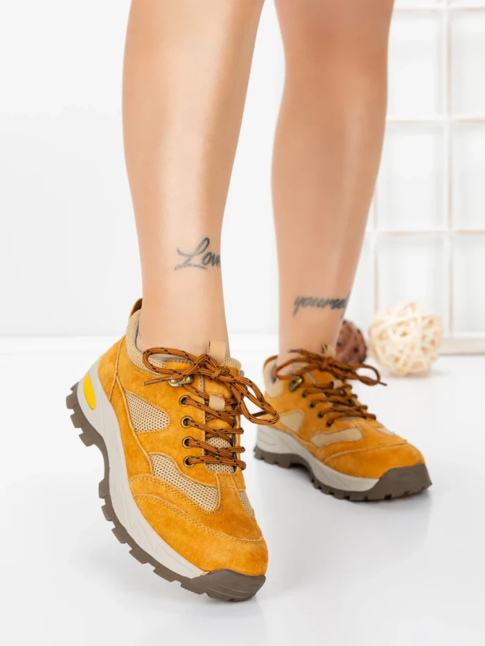 Pantofi Casual Dama din piele naturala K22112 TAUPE | BERLINER