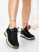 Pantofi Casual Dama din piele naturala K22112 BLACK | BERLINER