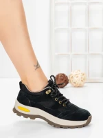 Pantofi Casual Dama din piele naturala K22112 BLACK | BERLINER