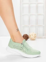 Pantofi Casual Dama din piele naturala CS07 GREEN | FRANCO GERARDO