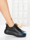 Pantofi Casual Dama din piele naturala 88135 BLACK | FRANCO GERARDO