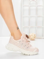 Pantofi Sport Dama din piele naturala 2382-1 PINK | FRANCO GERARDO