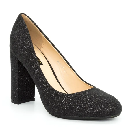 Pantofi cu Toc XKK130B Black Mei
