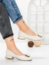 Balerini Dama din piele naturala 1236188 CREAM | FORMAZIONE