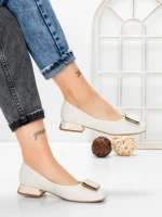 Balerini Dama din piele naturala 1236188 CREAM | FORMAZIONE