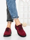 Pantofi Casual Dama din piele naturala 3218H01 WINE | FORMAZIONE