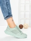 Pantofi Casual Dama din piele naturala K250-1 GREEN | GALLOP