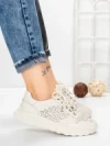Pantofi Casual Dama din piele naturala K250-1 CREAM | GALLOP