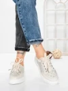 Pantofi Casual Dama din piele naturala KD87982 CREAM | GALLOP
