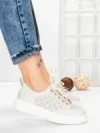 Pantofi Casual Dama din piele naturala KD87982 CREAM | GALLOP