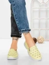 Balerini Dama din piele naturala K242-4 YELLOW | GALLOP