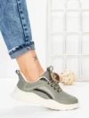 Pantofi Sport Dama din piele naturala 66916-5 KHAKI | STEPHANO