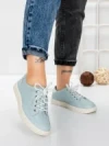 Pantofi Casual Dama din piele naturala K251-1 LIGHT BLUE | GALLOP