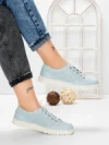 Pantofi Casual Dama din piele naturala K251-1 LIGHT BLUE | GALLOP