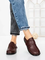 Pantofi Casual Dama din piele naturala 3207Q08 WINE | BERLINER