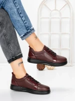 Pantofi Casual Dama din piele naturala 3113Q02 WINE | STEPHANO