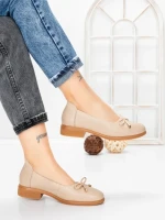 Balerini Dama din piele naturala 3651 APRICOT | BERLINER