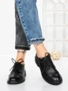 Pantofi Casual Dama din piele naturala 3218Q05 BLACK | BERLINER