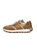 Pantofi Sport Barbati din piele naturala 68010 KHAKI | STEPHANO