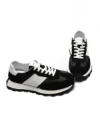 Pantofi Sport Barbati din piele naturala 68010 BLACK | STEPHANO