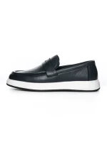 Pantofi Casual Barbati din piele naturala 10135 BLUE | FRANCO GERARDO