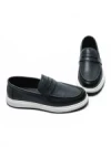 Pantofi Casual Barbati din piele naturala 10135 BLUE | FRANCO GERARDO