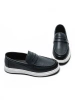 Pantofi Casual Barbati din piele naturala 10135 BLUE | FRANCO GERARDO