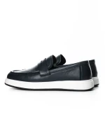 Pantofi Casual Barbati din piele naturala 10135 BLUE | FRANCO GERARDO