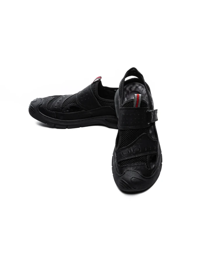 Sandale Barbati din piele naturala 2311 BLACK | MELS