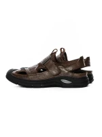 Sandale Barbati din piele naturala 2311 BROWN | MELS