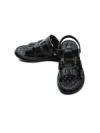 Sandale Barbati din piele naturala 95017 BLACK | MELS