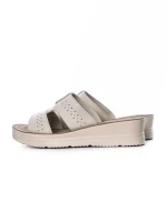 Papuci Dama din piele naturala 71-22 CREAM | FORMAZIONE