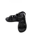 Sandale Barbati din piele naturala J24 BLACK | MELS