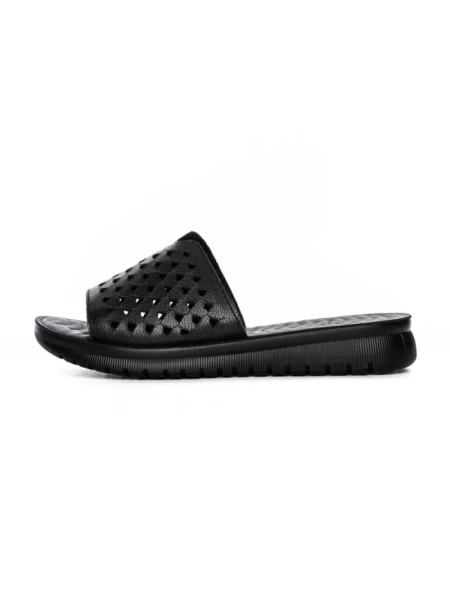 Papuci Dama din piele naturala 2609909 BLACK | FORMAZIONE