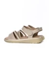Sandale Dama din piele naturala 33192 CREAM | FORMAZIONE