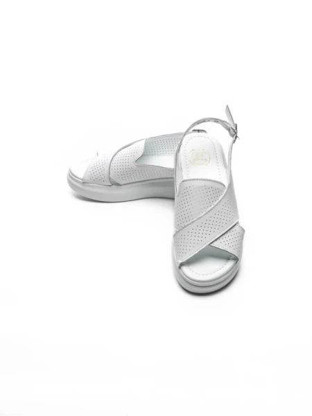 Sandale Dama din piele naturala K248-1 WHITE | FORMAZIONE