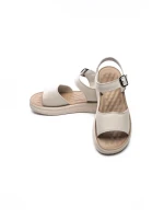 Sandale Dama din piele naturala 28-50 CREAM | FORMAZIONE