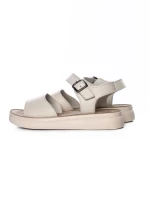Sandale Dama din piele naturala 28-50 CREAM | FORMAZIONE