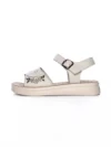 Sandale Dama din piele naturala 28-38 CREAM | FORMAZIONE