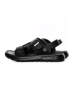 Sandale Barbati din piele naturala 6807 BLACK | ADVANCER