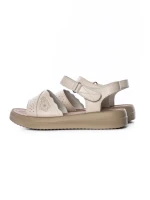 Sandale Dama din piele naturala 246612 CREAM | FORMAZIONE