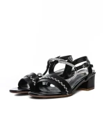 Sandale Dama din piele naturala 22069 BLACK | FORMAZIONE